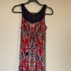 Bila Paisley Print Maxi Dress